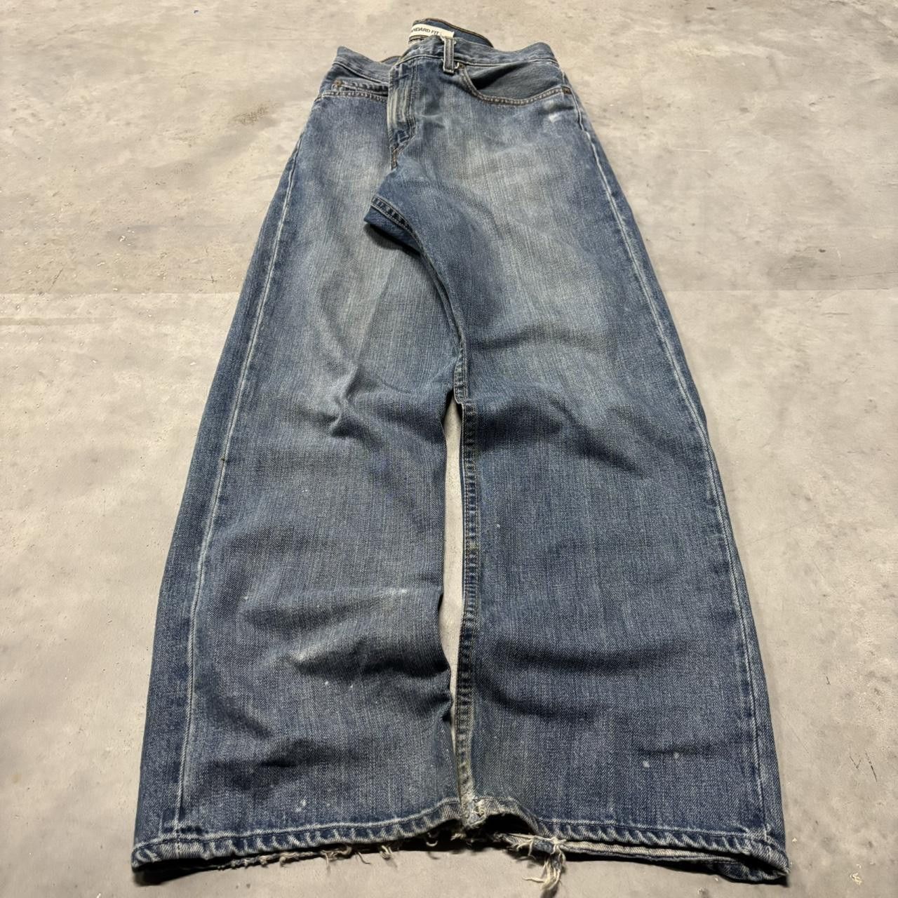 Gap × Vintage Crazy Vintage 90s Grunge Dark Wash Gap Bootcut Denim Jeans! Size US 32 / EU 48 - 3 Thumbnail