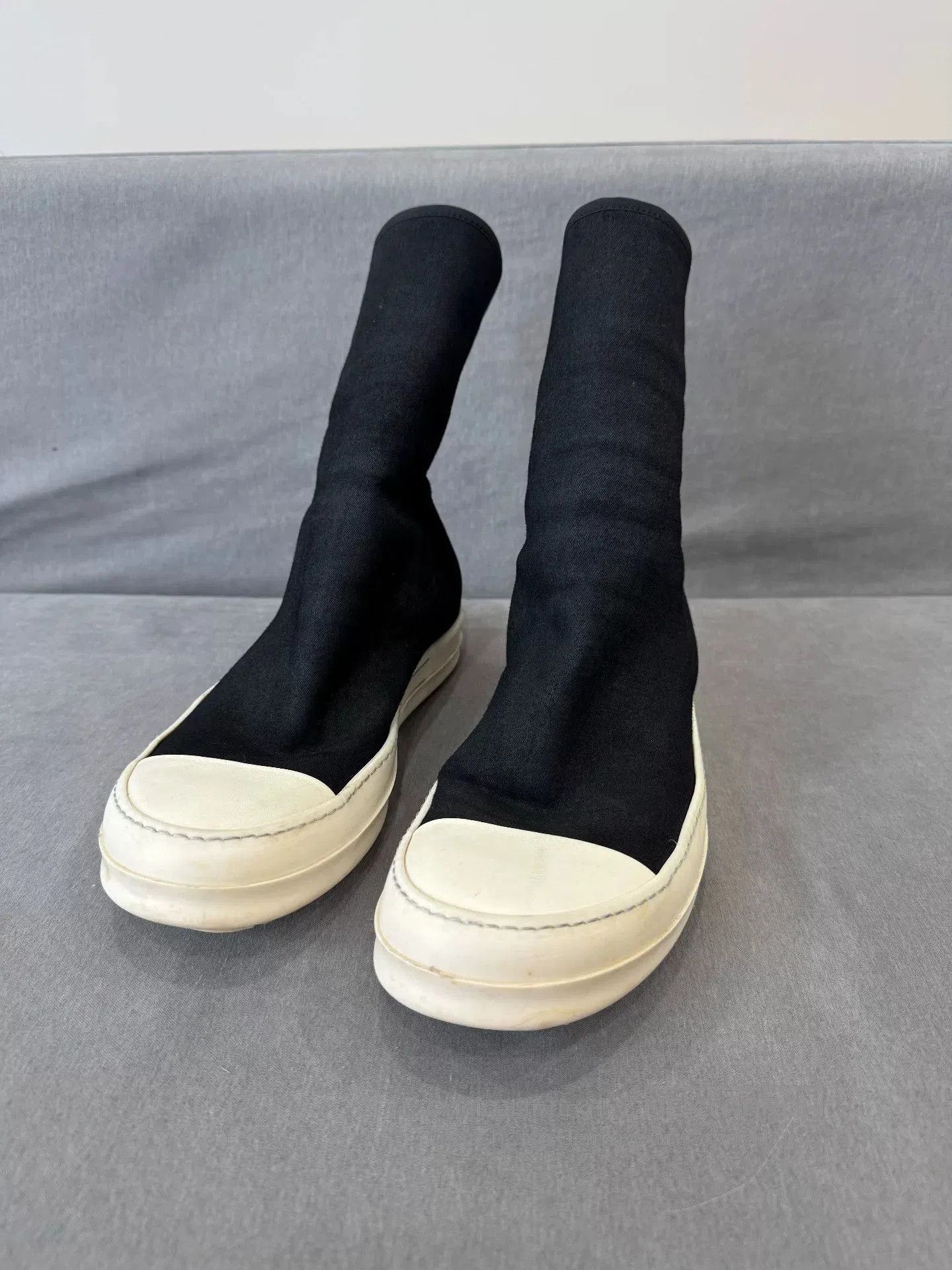 Rick Owens Rick Owens Men's Waxed Boots Size 42. Size US 9 / EU 42 - 3 Thumbnail