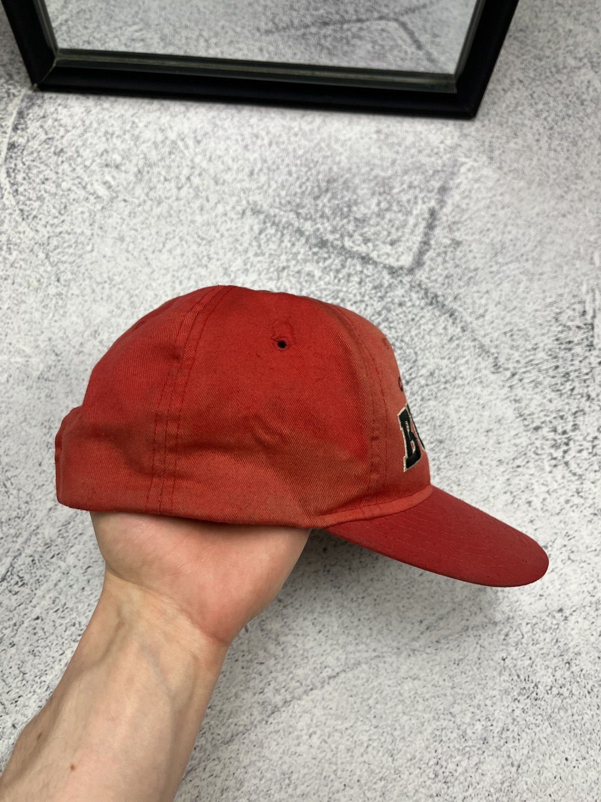 NBA × Starter × Vintage Vintage 90’s Chicago Bulls Script Logo NBA Starter Cap Rare Size ONE SIZE - 5 Thumbnail