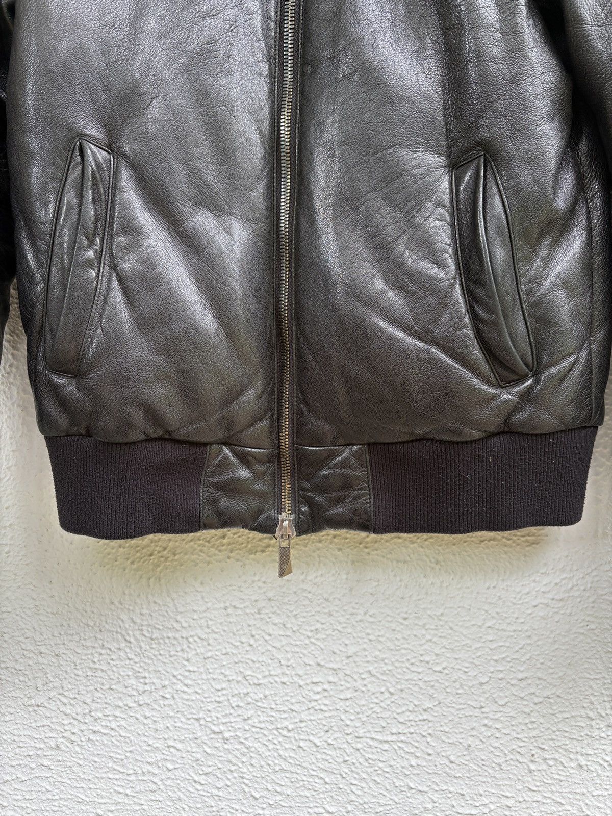 D.Gnak By Kang.D D.Gnak Leather Bomber Size US M / EU 48-50 / 2 - 4 Thumbnail