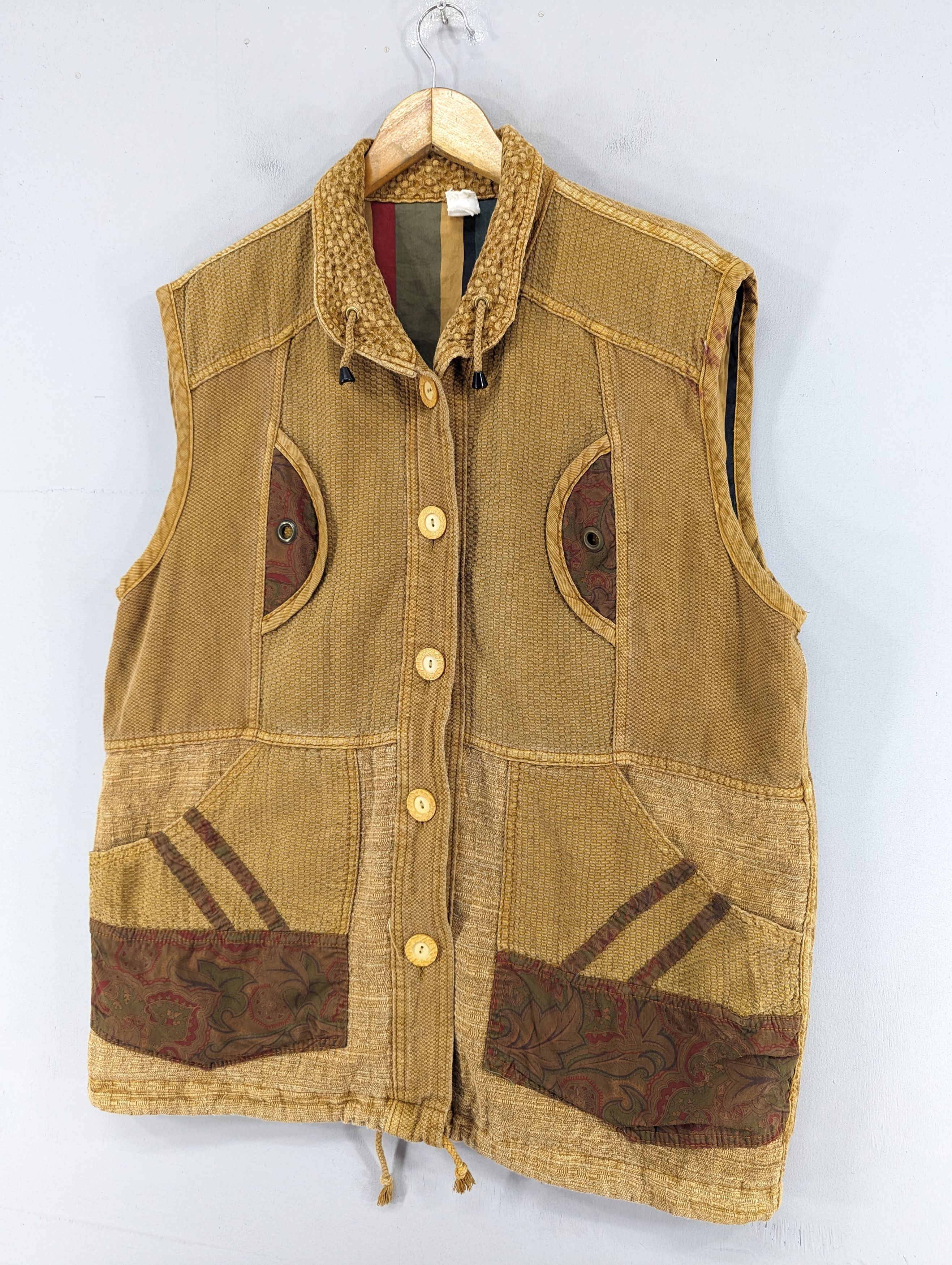 Japanese Brand Vintage Unbrand Button Ups Vest Jacket Size US L / EU 52-54 / 3 - 2 Thumbnail