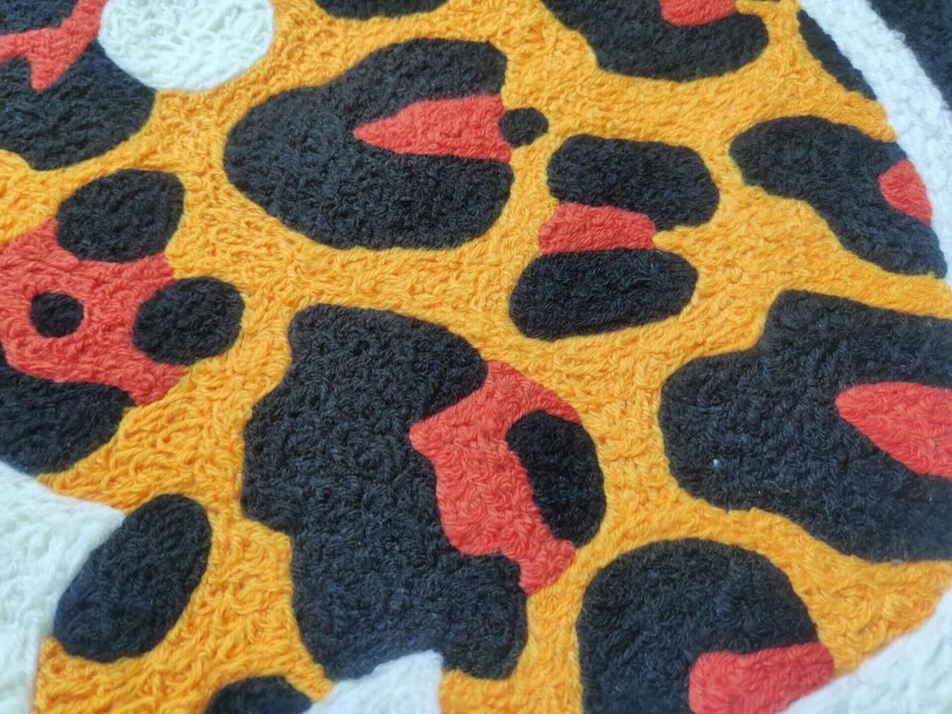 Other PlayBoy Bunny Wool Thread Carpet Leopard Size ONE SIZE - 3 Thumbnail