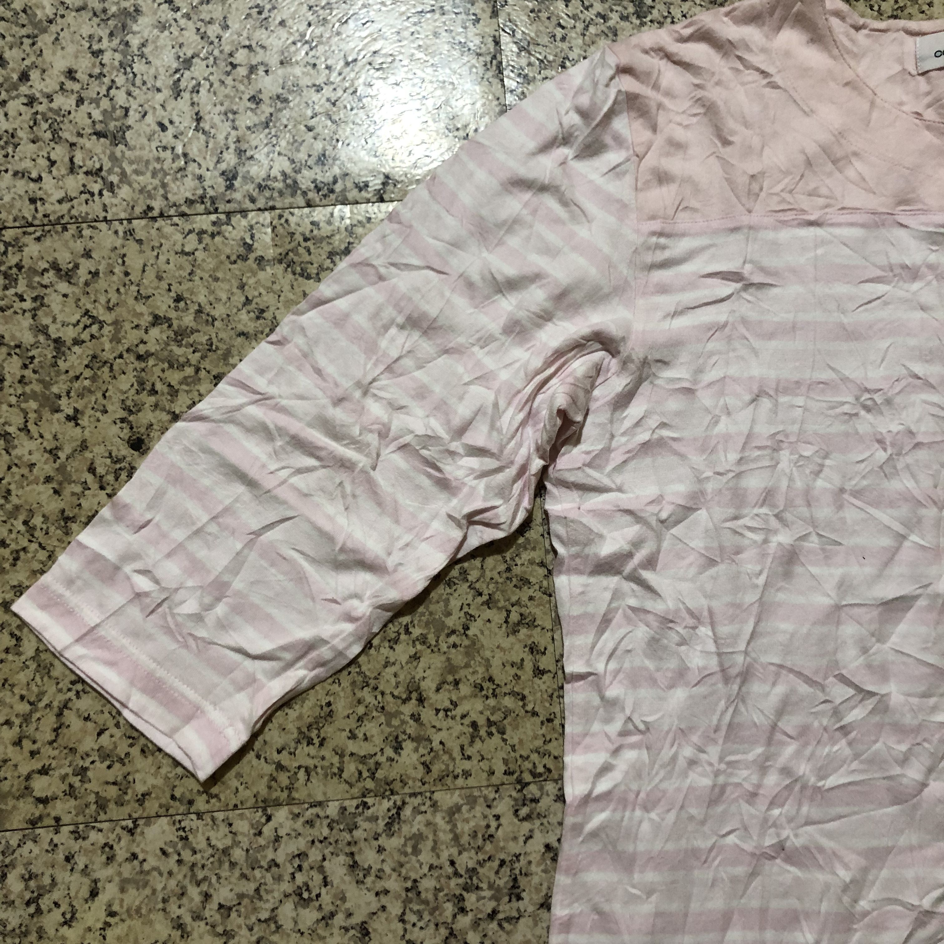 Courreges Vintage Courrèges Paris Striped 3/4 Sleeve Top RARE Size S / US 4 / IT 40 - 2 Thumbnail
