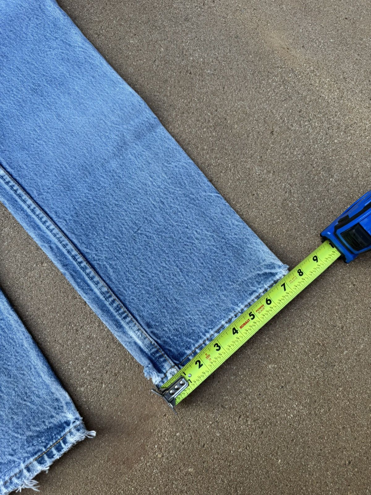 Levi's × Vintage Vintage 90’s Levi’s 501xx Buttonfly Straight Leg Jeans 29x28 Size US 29 - 12 Thumbnail