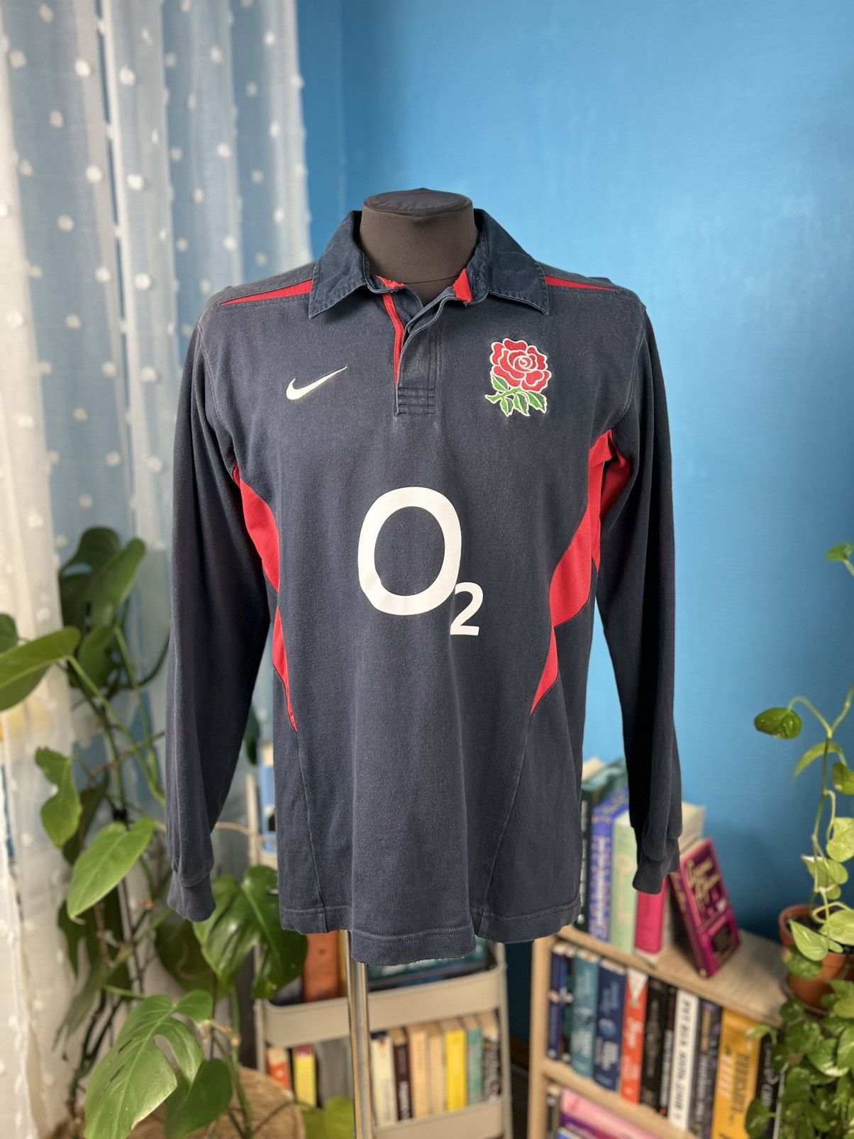 Nike Nike vintage rugby long sleeve polo VTG England Size US L / EU 52-54 / 3 - 1 Thumbnail