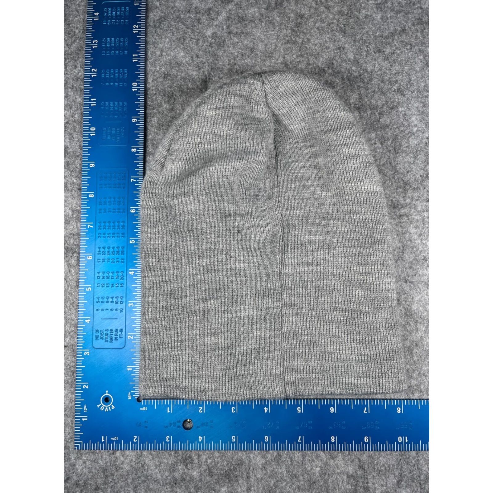Vintage Polylana Beanie Toque Adult One Size Gray Knit Acrylic Polyester Blend Skate Hat Men Women Size ONE SIZE - 3 Thumbnail