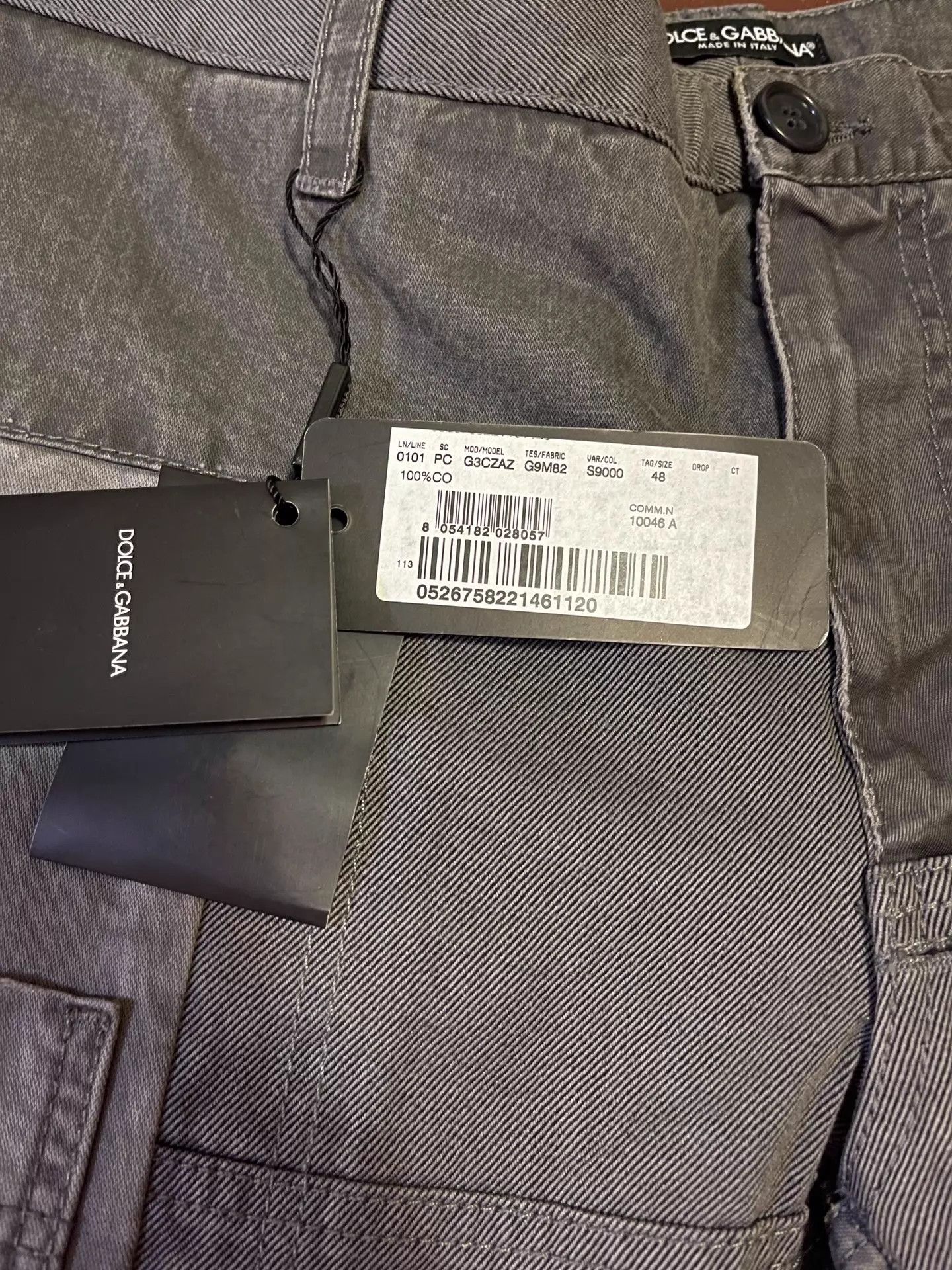 Dolce & Gabbana DG Dolce&Gabbana Multi-Gray Wash Utility Pants 48 Size US 32 / EU 48 - 8 Thumbnail
