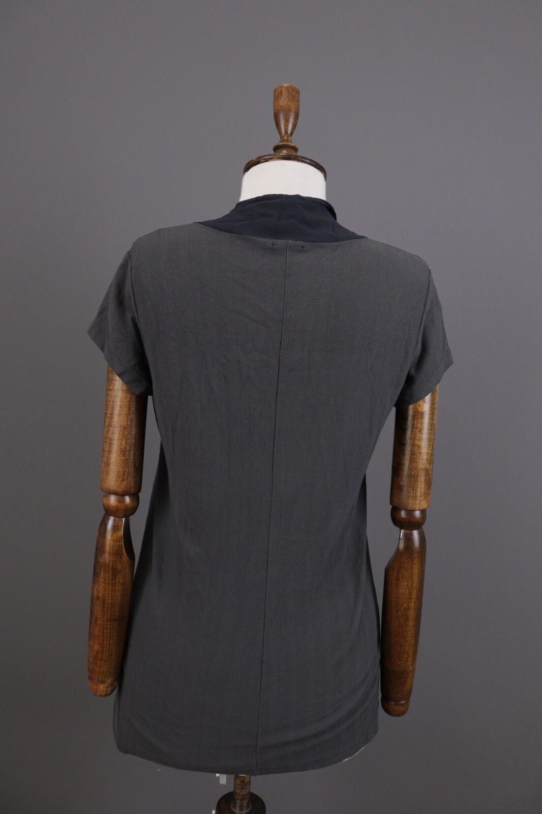 Designer Transit Par Such 212 Gray Summer Top Shirt Size 3 / L Size M / US 6-8 / IT 42-44 - 9 Thumbnail