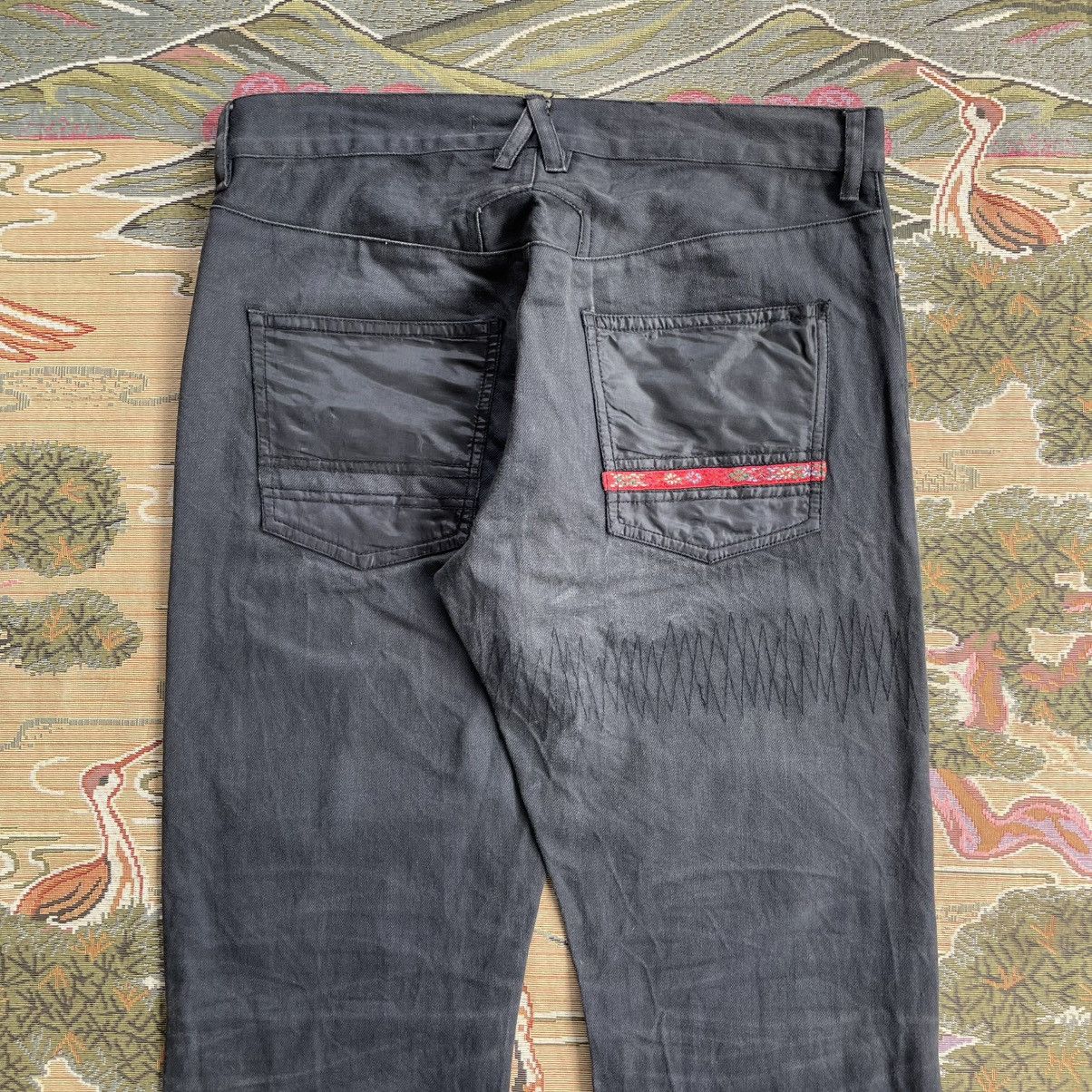Japanese Brand Rare Vintage Leh Patchwork Jeans Size US 32 / EU 48 - 7 Thumbnail