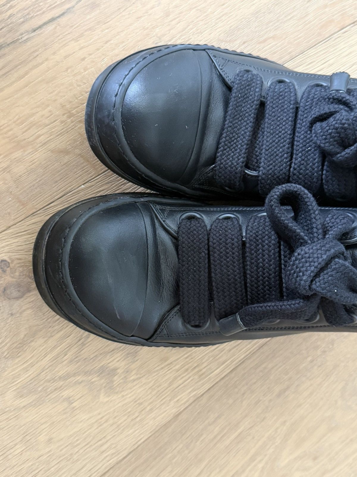 Rick Owens Rick Owens Jumbo Lace Low all black Size US 7.5 / EU 40-41 - 6 Thumbnail