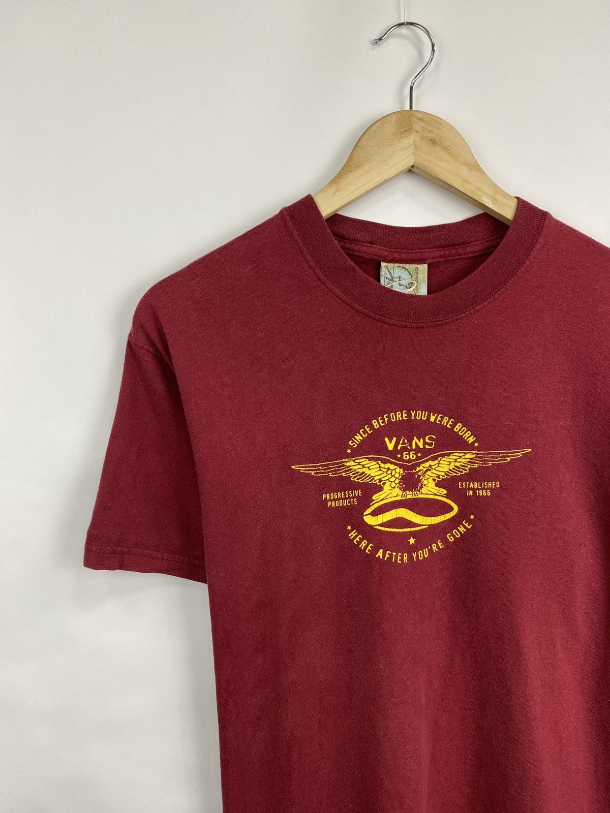 Vans 🇺🇸 Vintage 90s Vans Skateboarding Eagle T-Shirt Made in USA Size US M / EU 48-50 / 2 - 2 Thumbnail