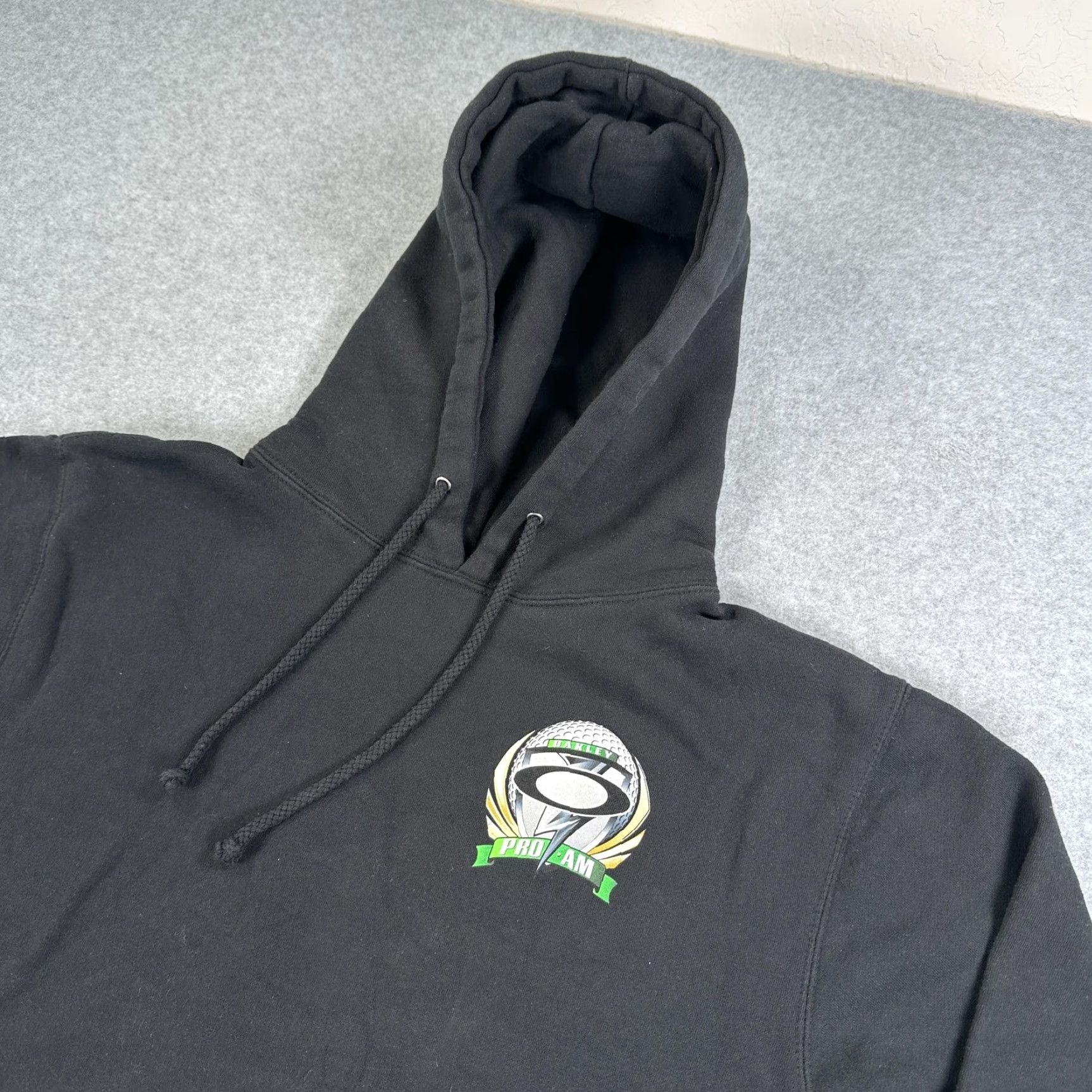 Oakley Oakley Hoodie Mens S Black Fleece Pullover Pro Am Golf Graphic Sweatshirt Size US S / EU 44-46 / 1 - 3 Thumbnail
