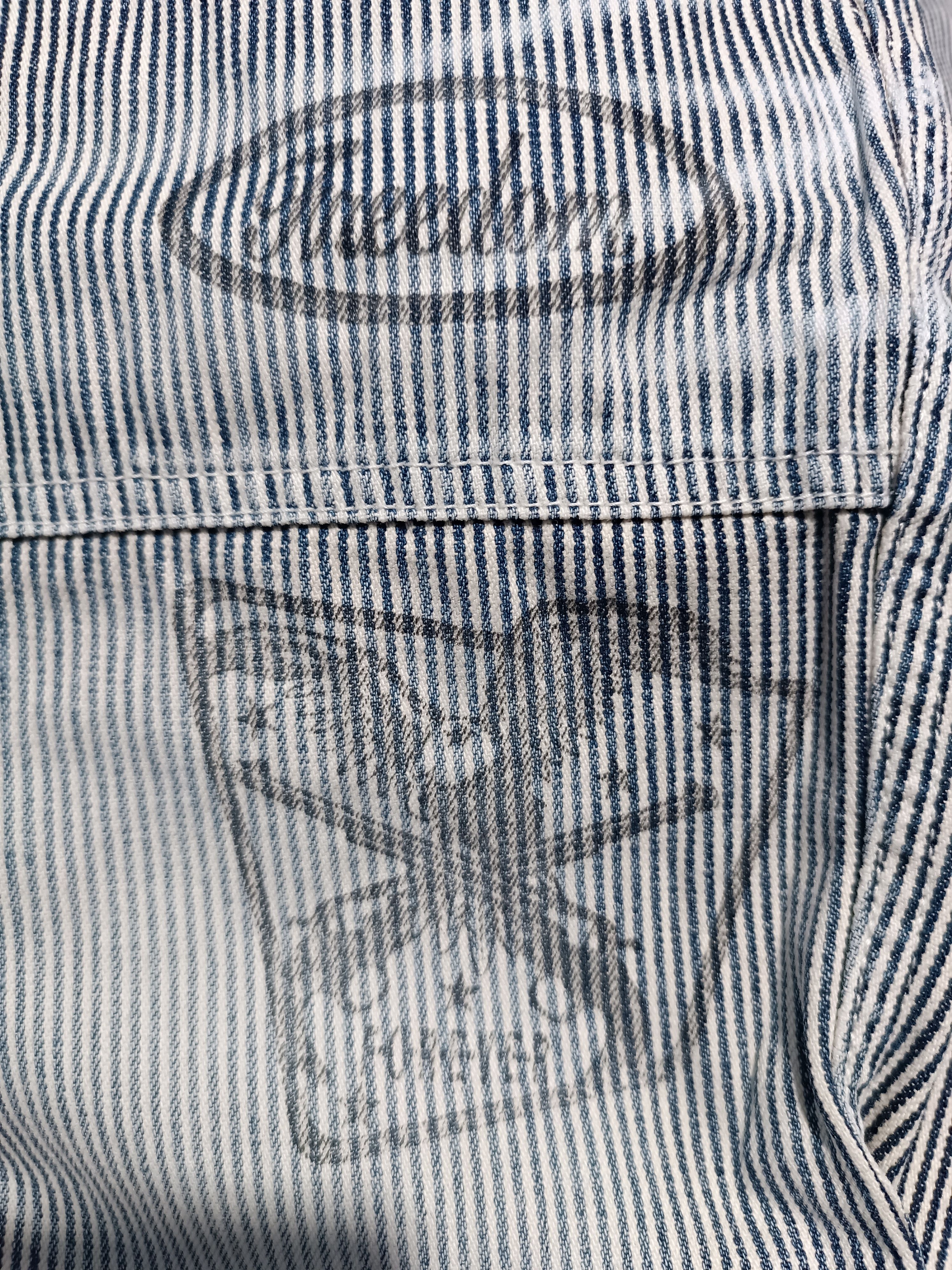 roarguns Roarguns Hickory Stripe Faded Wash Bootcut Flare Pant Size US 30 / EU 46 - 8 Thumbnail