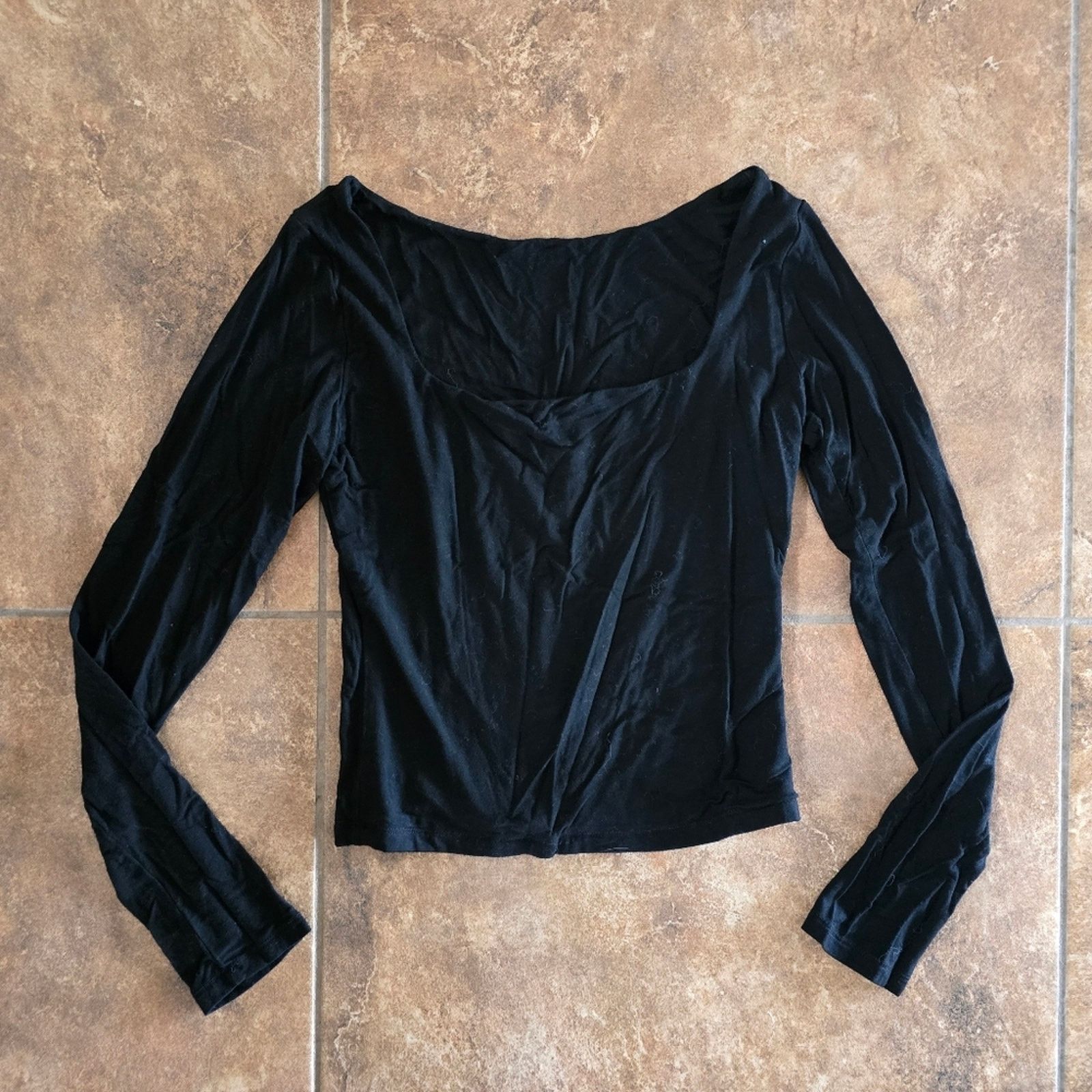 Other Black Squared Neck | ABARDSION | Long Sleeve Size S / US 4 / IT 40 - 1 Thumbnail