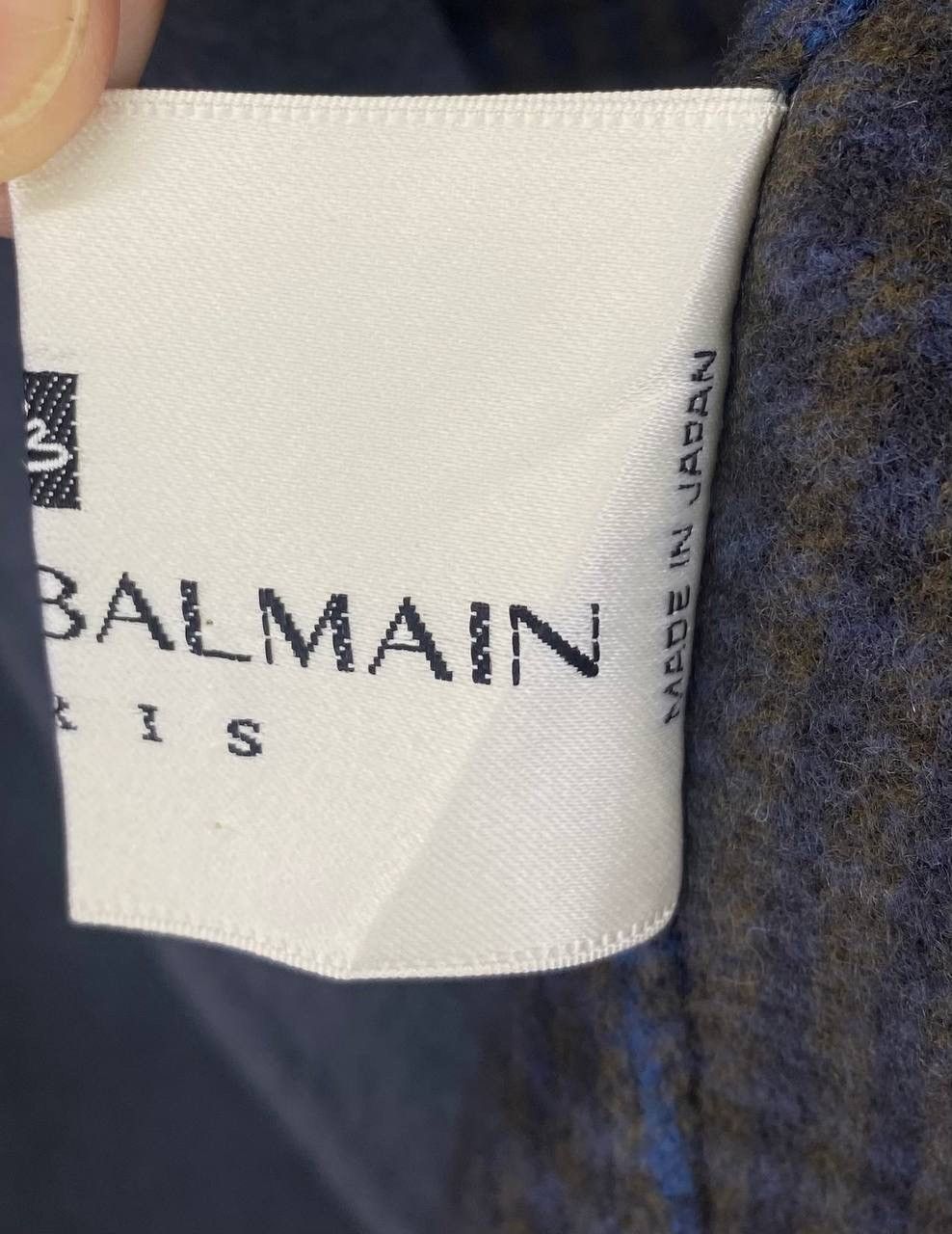 Balmain Vintage Pierre Balmain Wool Coat Jacket Size US M / EU 48-50 / 2 - 8 Thumbnail