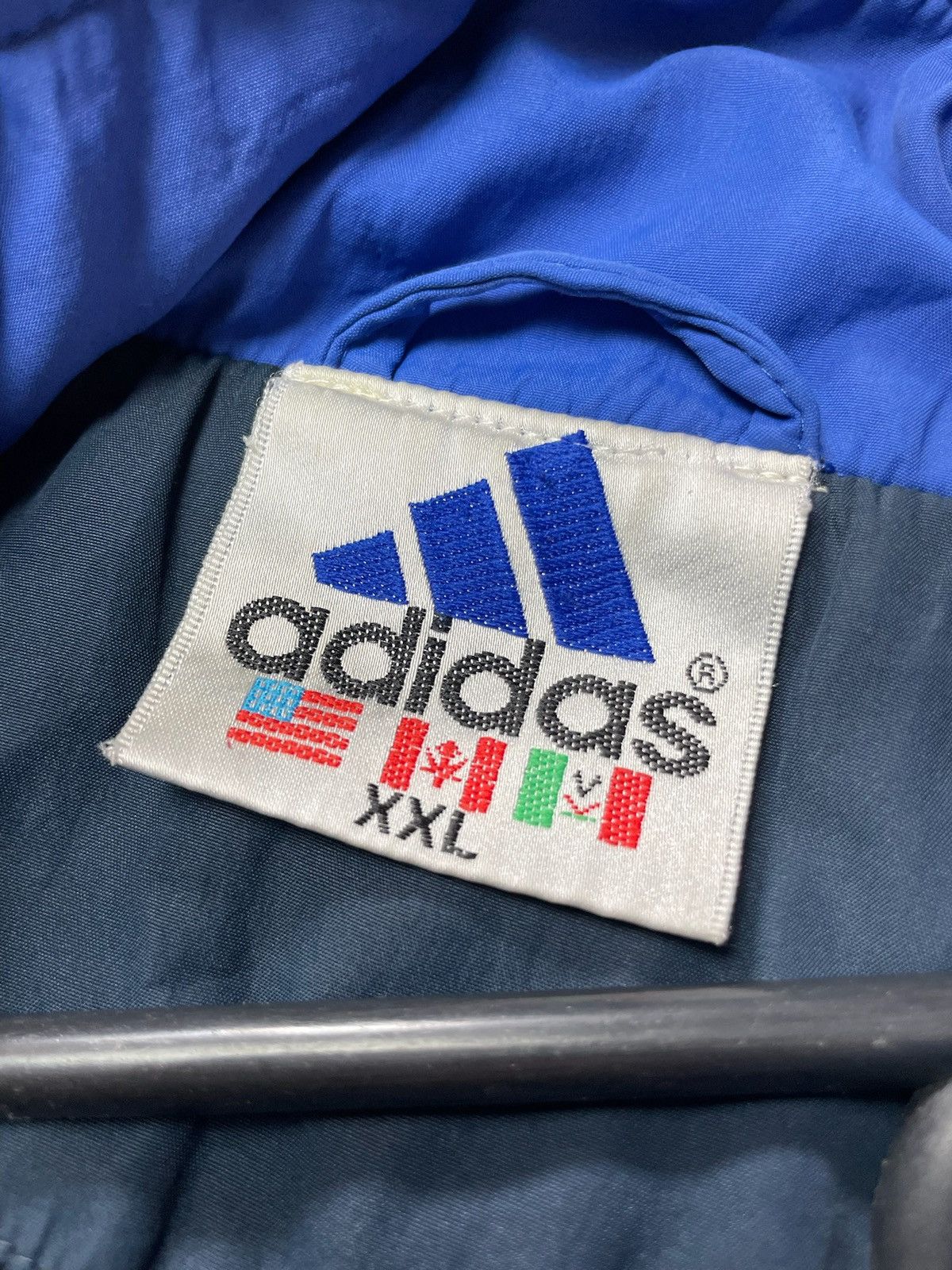Vintage Vintage AC Milan jacket size XXL very rare Opel blue Size US XXL / EU 58 / 5 - 8 Thumbnail