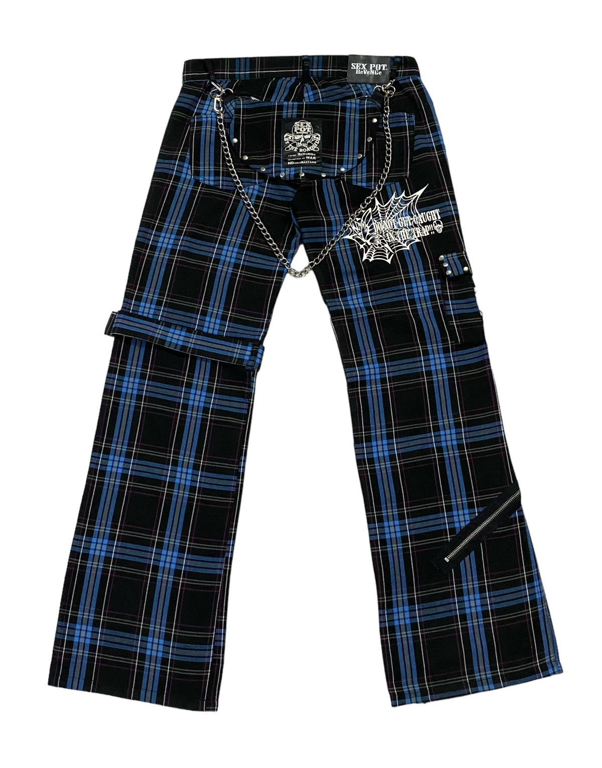 Japanese Brand × Revenge × Seditionaries Sex Pot Revenge Flare Bondage Pants Size US 30 / EU 46 - 2 Thumbnail