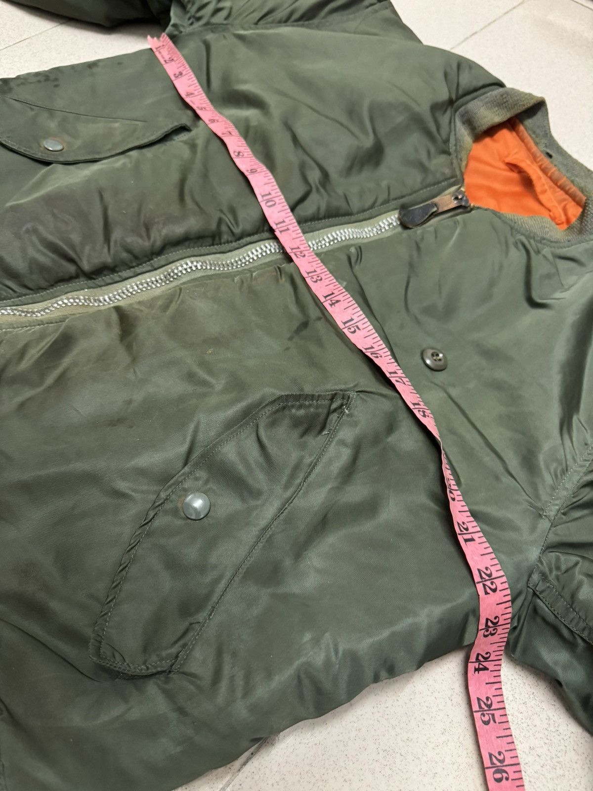 Alpha Industries 1970s ALPHA INDUSTRIES MA-1 BOMBER JACKET US AIR FORCE Size US M / EU 48-50 / 2 - 5 Thumbnail