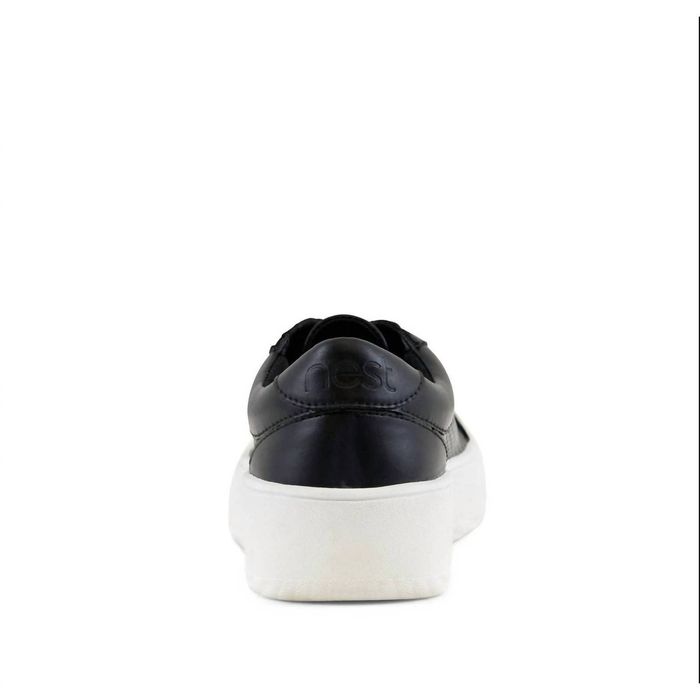 Designer NEST Women's Low Top Platform Sneaker In Black/white Grailed
