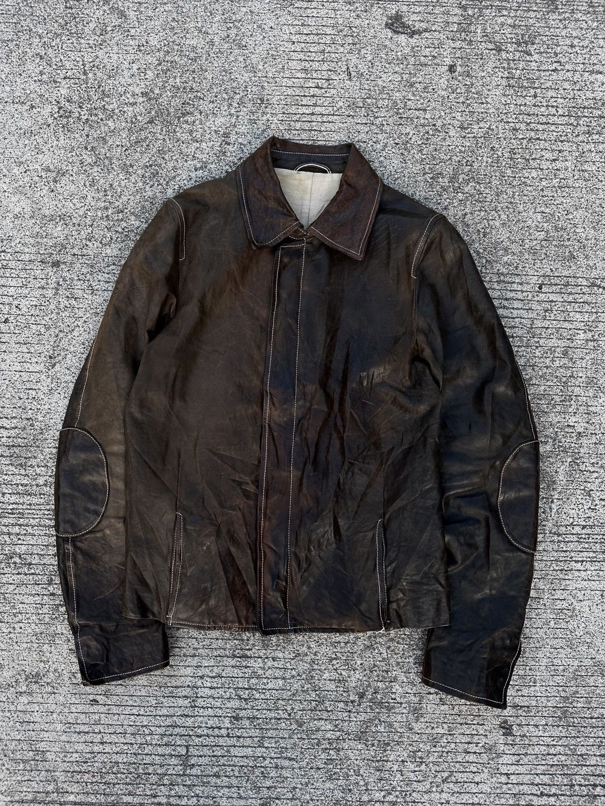 Carol Christian Poell Leather Jacket | Grailed