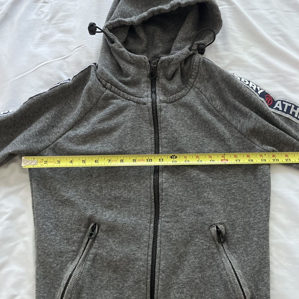 Superdry Superdry Full Zip Hoodie Unisex Small Taped Sleeves Size US S / EU 44-46 / 1 - 10 Thumbnail