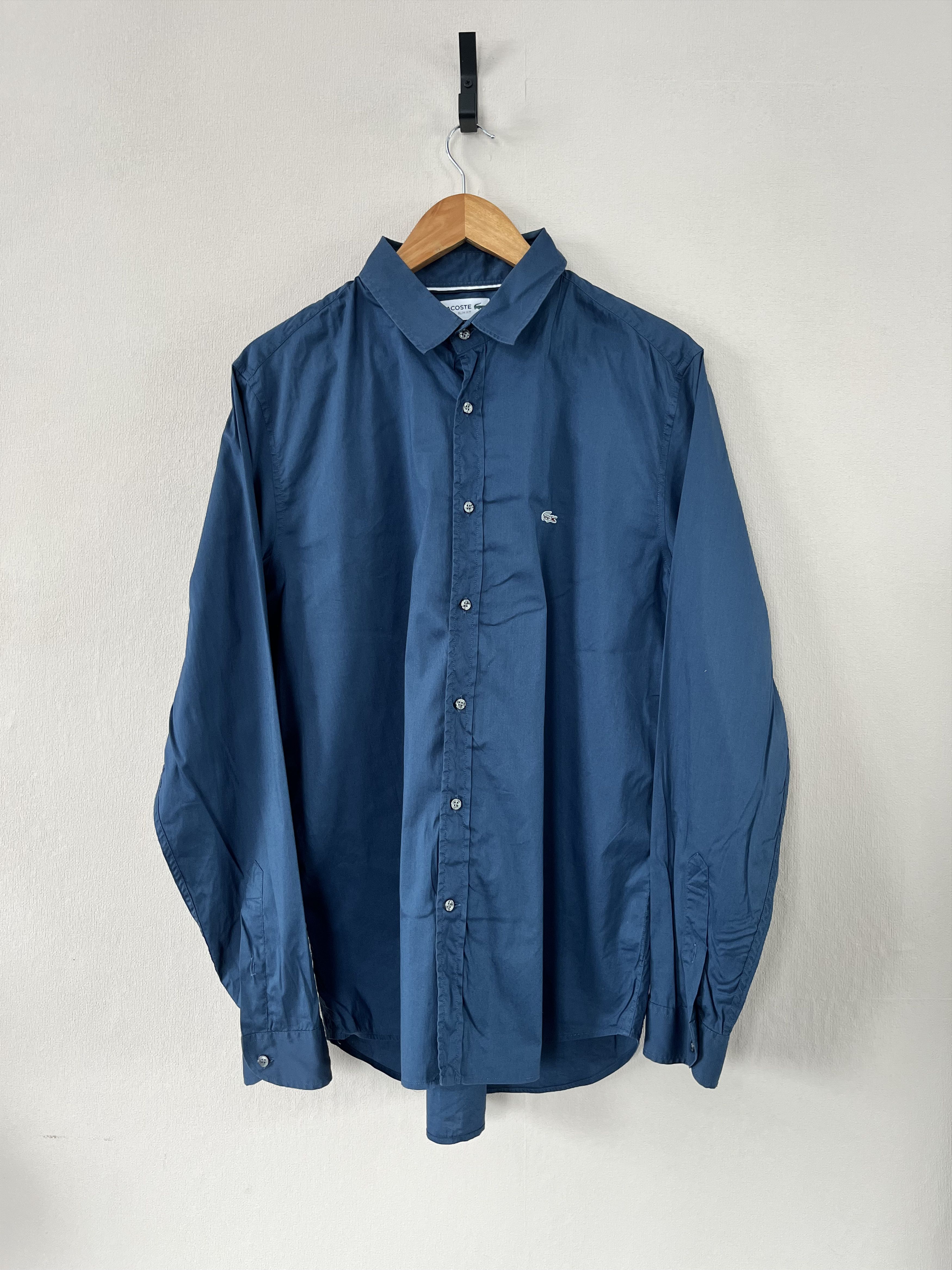 Lacoste LACOSTE SLIM FIT BUTTON DOWN SHIRT SIZE FR 42 US 16.5 Size US L / EU 52-54 / 3 - 1 Thumbnail