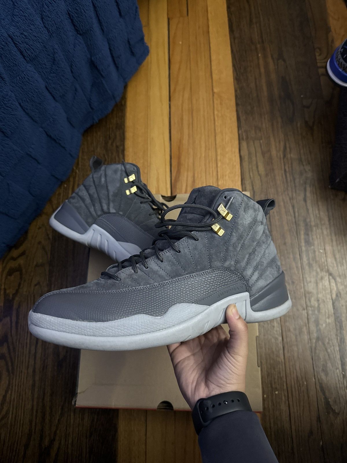 Jordan Brand × Nike Retro Jordan 12 Dark Grey Size US 12.5 / EU 45-46 - 1 Thumbnail