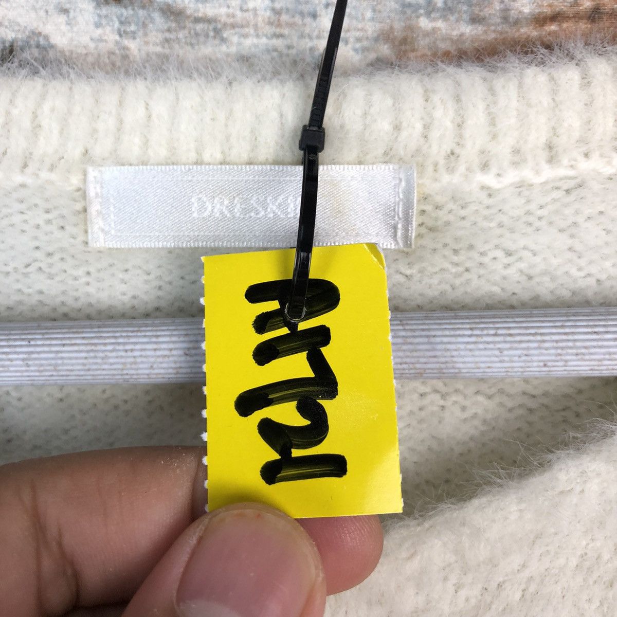 Vintage Dre Skip White mohair shaggy Knitwear #A1721 Size M / US 6-8 / IT 42-44 - 10 Thumbnail