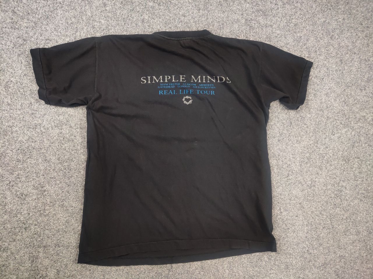 Band Tees Vintage 90s Simple Minds The Real Life Tour Band T-Shirt Tee Size US M / EU 48-50 / 2 - 12 Thumbnail