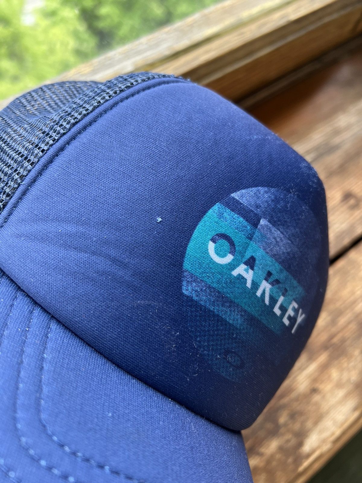 Vintage Y2K Trucker Hat Oakley Cap Big Logo Size ONE SIZE - 9 Thumbnail