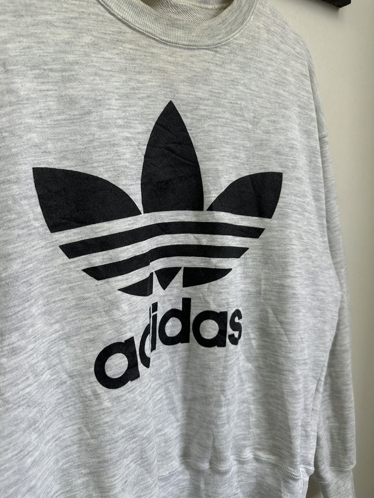 Adidas × Vintage Vintage Adidas Trefoils Crewneck Sweatshirt Size US S / EU 44-46 / 1 - 4 Thumbnail