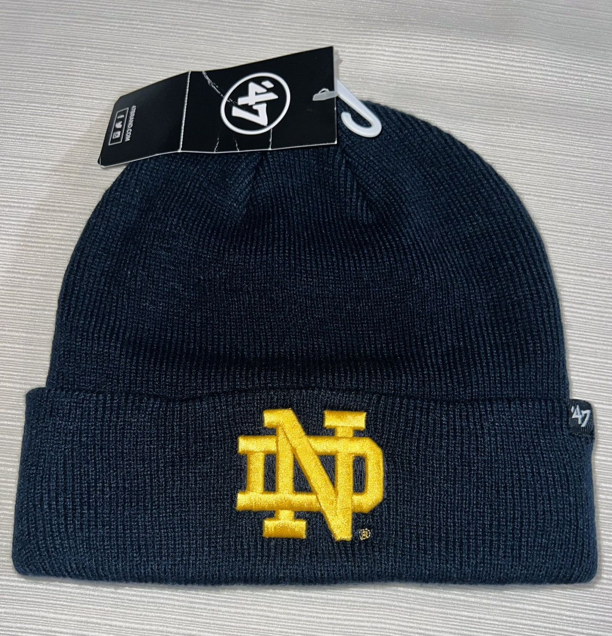47 Brand × Notre NOTRE DAME 47 BRAND BEANIE (NTW) Size ONE SIZE - 8 Thumbnail