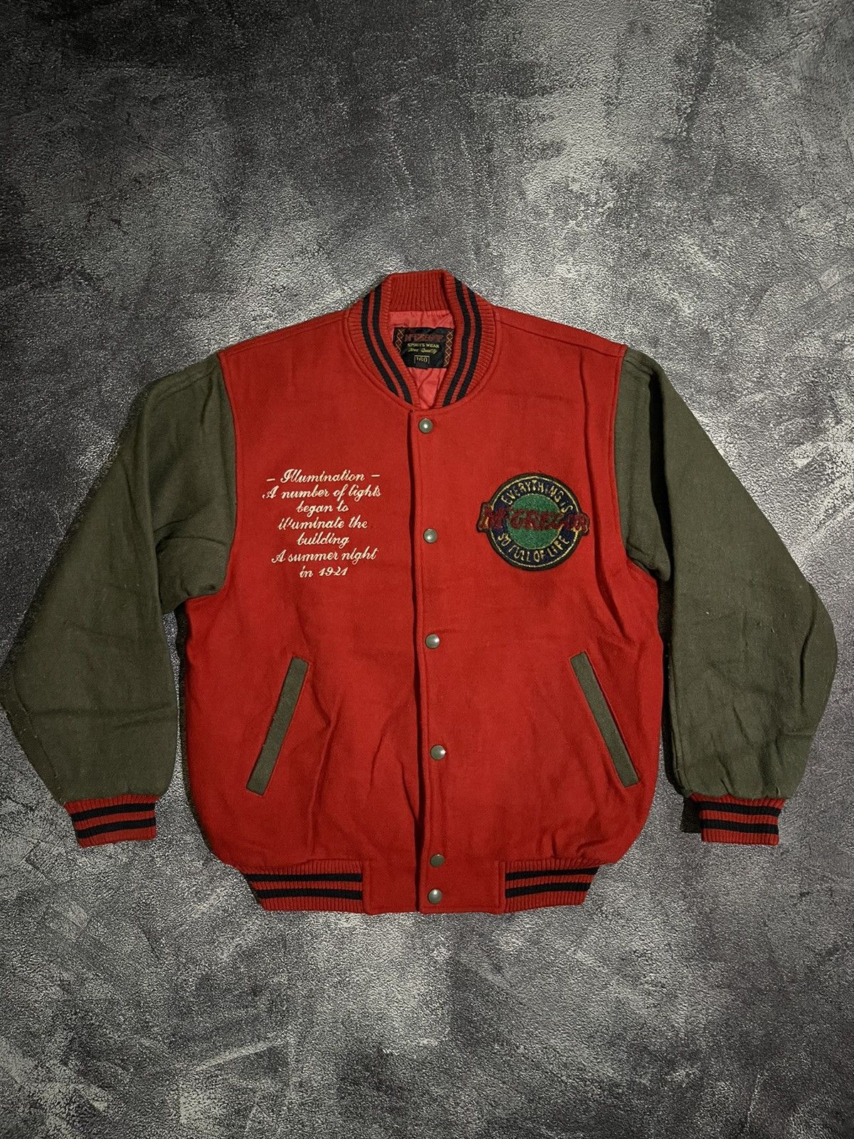 Vintage 90s McGregor Varsity Wool Jacket