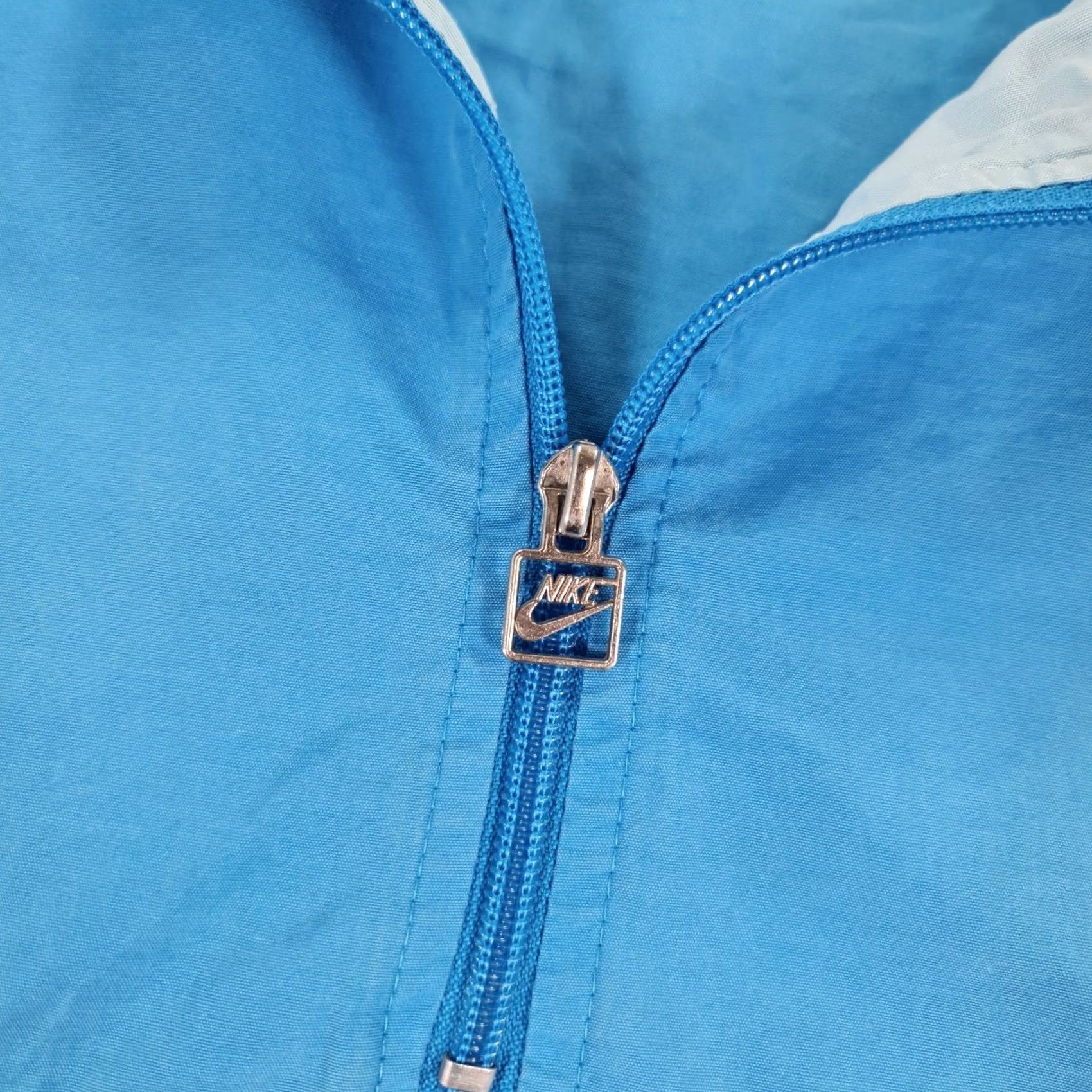 Nike VINTAGE Nike Dri-Fit Jacket Mens XL Blue Windbreaker 80s USA Quarter Zip Pockets Size US XL / EU 56 / 4 - 5 Thumbnail