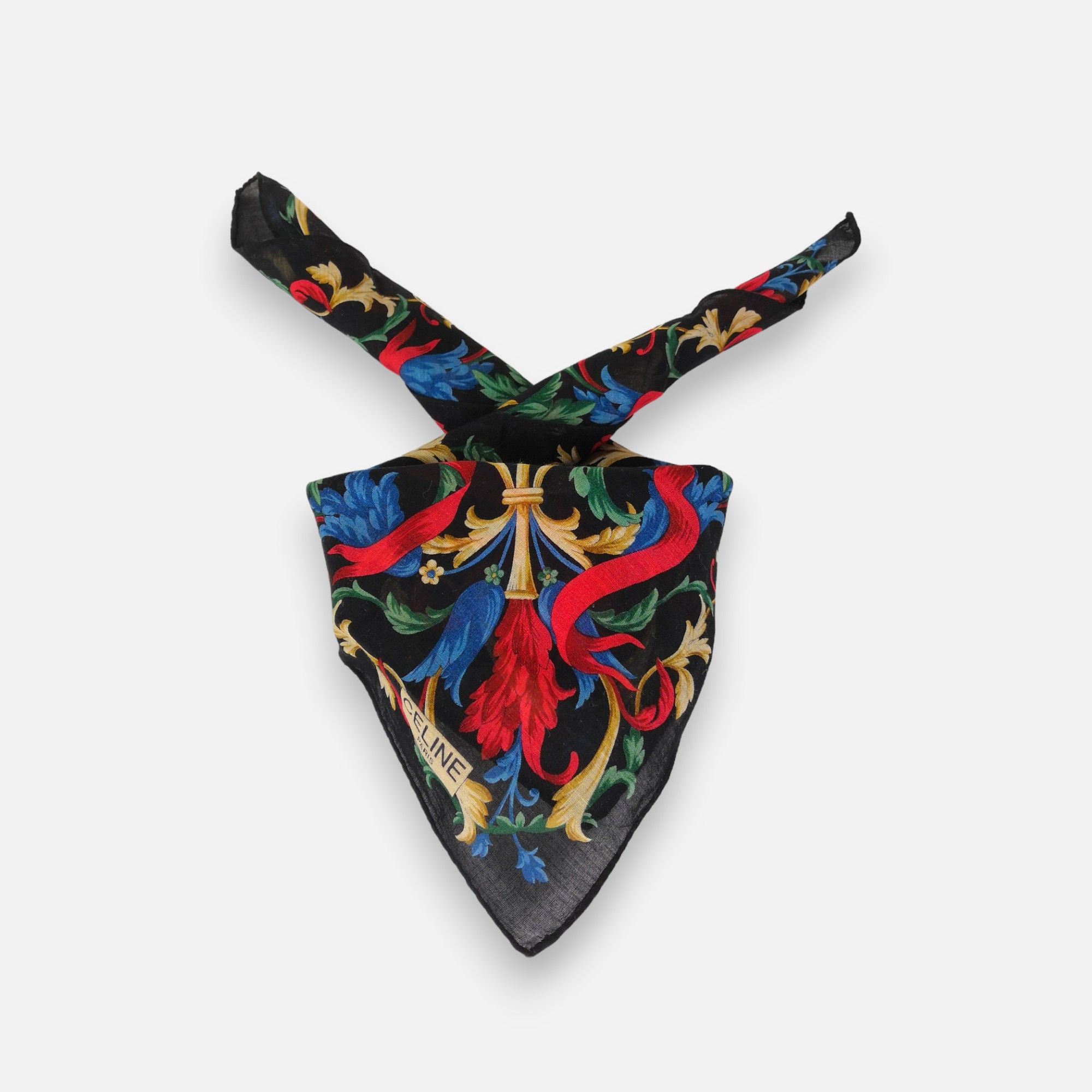 Celine × Vintage Vintage Celine Handkerchief Pocket Square Bandana Size ONE SIZE - 1 Thumbnail