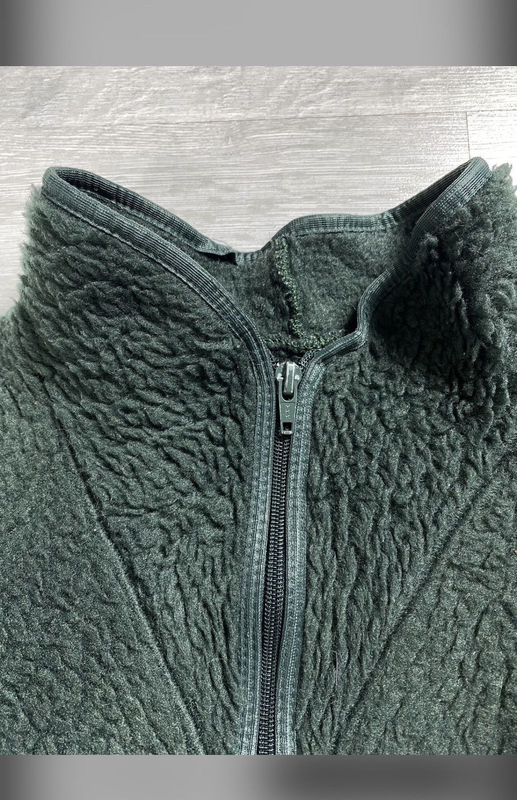 Helly Hansen × Vintage 80s Vintage Helly Hansen Green Full Zip Fleece Sherpa Jacket Size US M / EU 48-50 / 2 - 4 Thumbnail