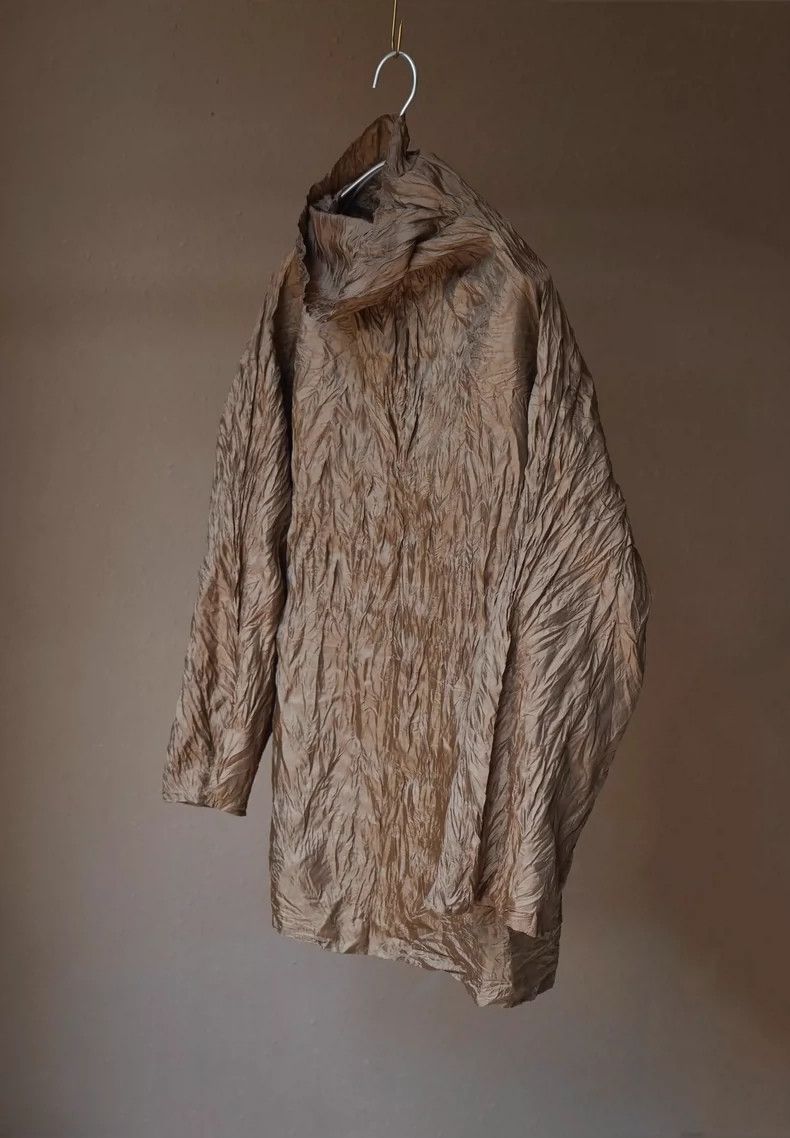 Issey Miyake Issey Miyake Brown pleated top Size M / US 6-8 / IT 42-44 - 1 Thumbnail