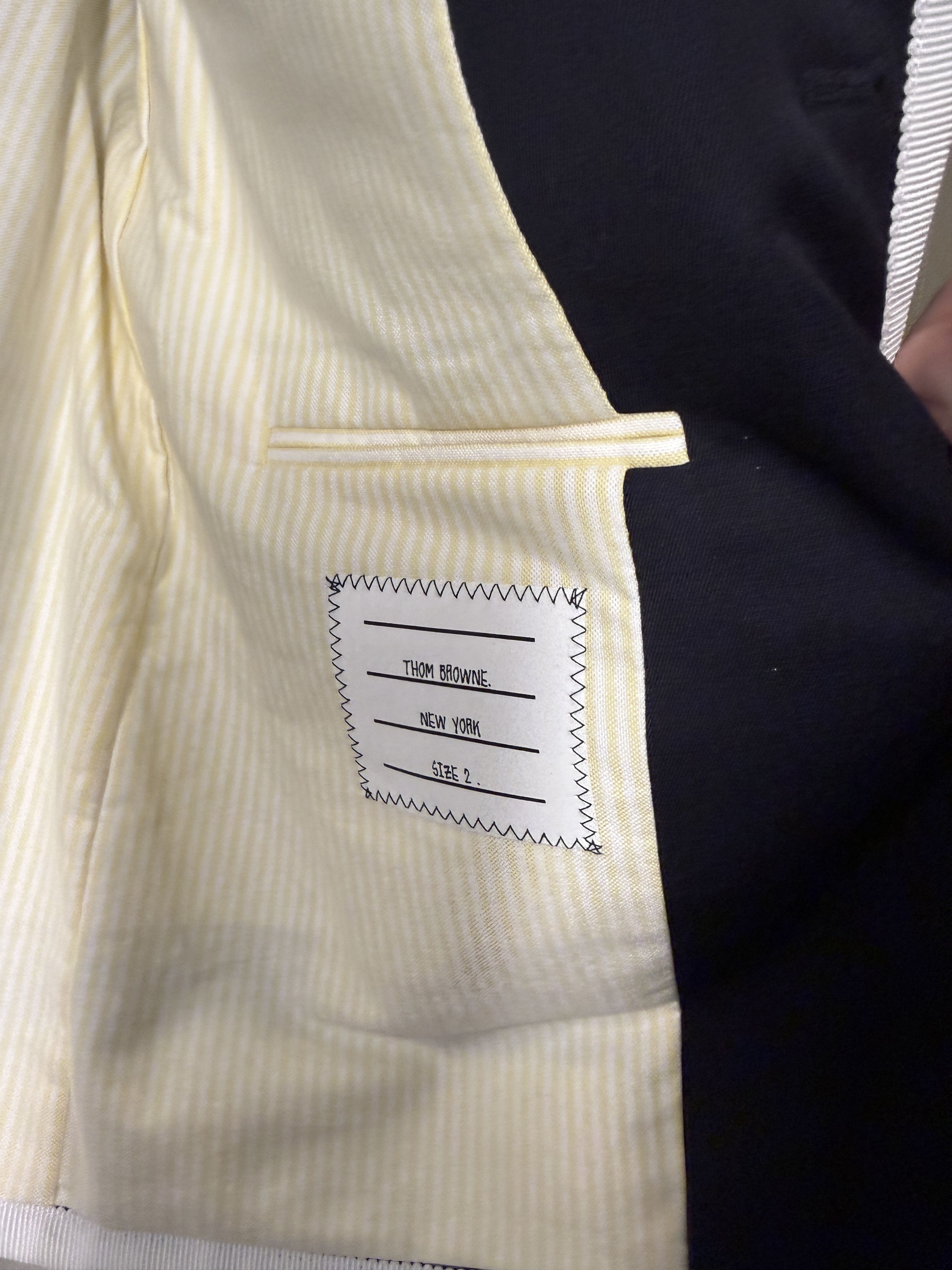Thom Browne Thom Browne blazer with grosgrain trim Size 40R - 2 Thumbnail