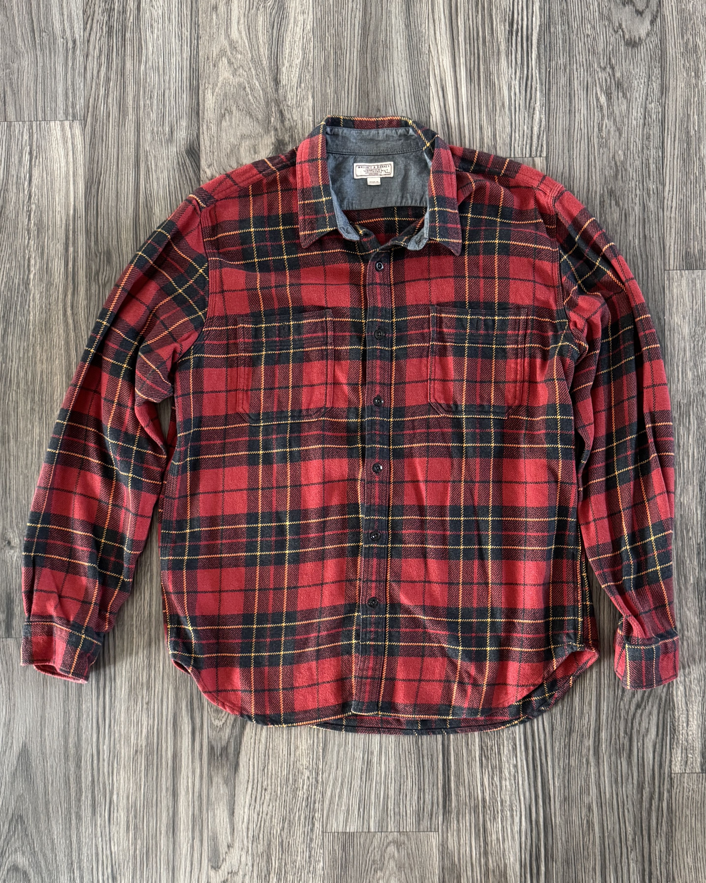 Wallace & Barnes Red Check Flannel Size US XL / EU 56 / 4 - 1 Thumbnail