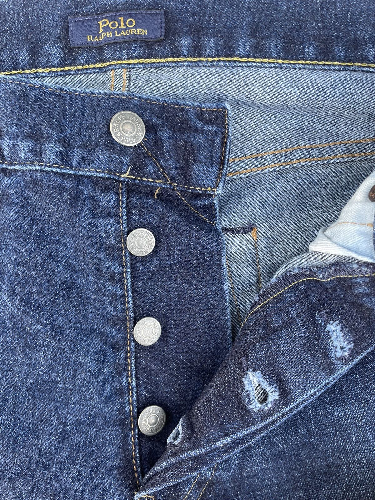Polo Ralph Lauren × Vintage Polo Ralph Lauren selvedge denim “Sullivan slim” Size US 32 / EU 48 - 12 Thumbnail