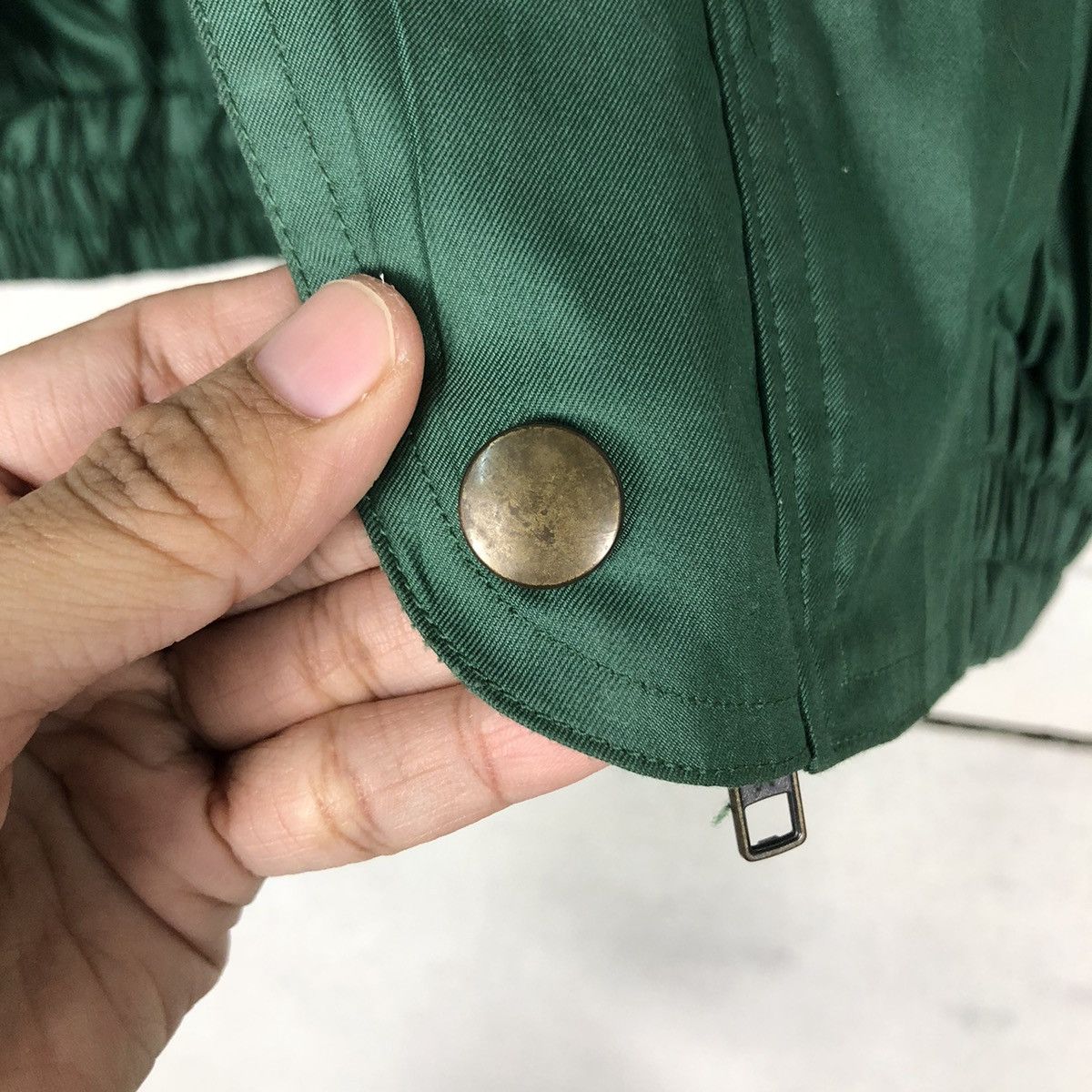 Japanese Brand 🔥Rich Green Vintage Bomber Jacket Nylon Mr Junko Japan Size US M / EU 48-50 / 2 - 16 Thumbnail