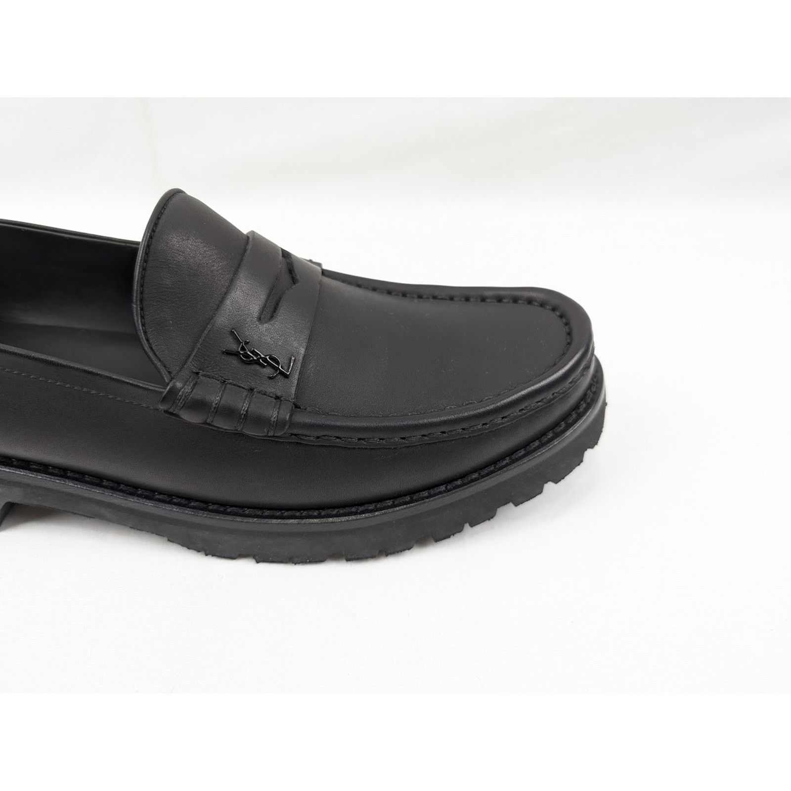 Saint Laurent Paris o1rshd1 Mag 15 Moccasin in Nero Size US 11 / EU 44 - 3 Thumbnail