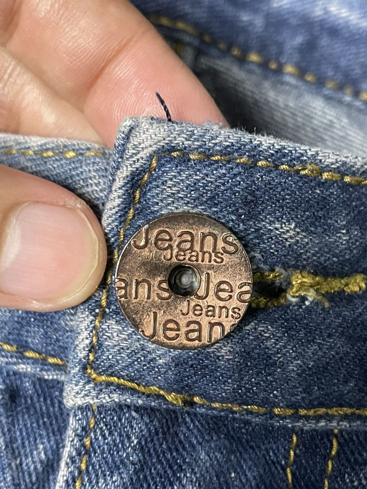 Jean × Vintage JEANS Brand Distressed Denim Ripped Jeans (104) Size US 28 / EU 44 - 8 Thumbnail