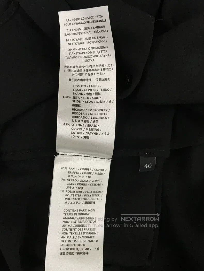 Gucci Gucci Black silk strap-in shirt Size S / US 4 / IT 40 - 7 Thumbnail