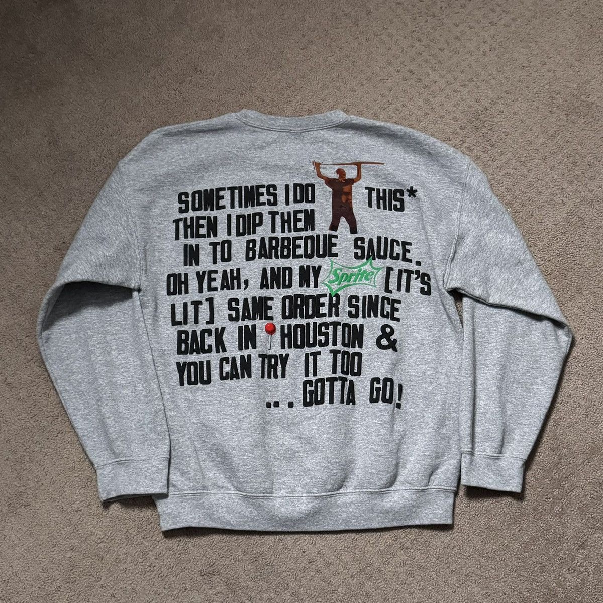 Cactus Plant Flea Market × Travis Scott TRAVIS SCOTT CPFM CREWNECK MCDONALDS MEAL SIZE M Size US M / EU 48-50 / 2 - 2 Thumbnail