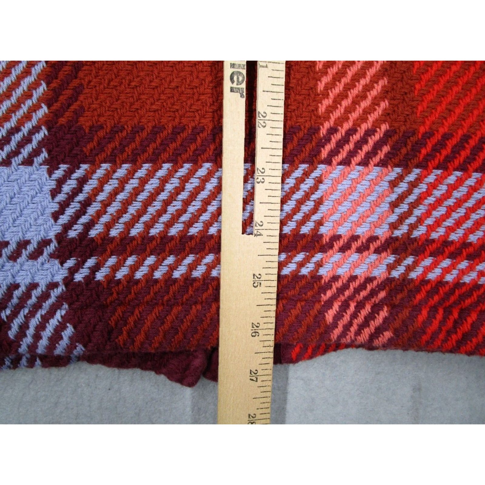 Outerknown Outerknown Jacket Women XS Red Cloud Weave Button Up Shacket Organic Size XS / US 0-2 / IT 36-38 - 8 Thumbnail