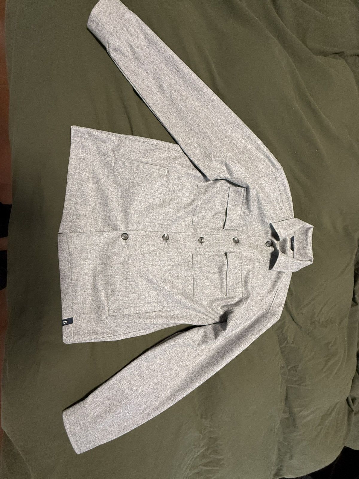 Boggi Boggi Milano Light Grey Wool Jacket Size US M / EU 48-50 / 2 - 1 Thumbnail