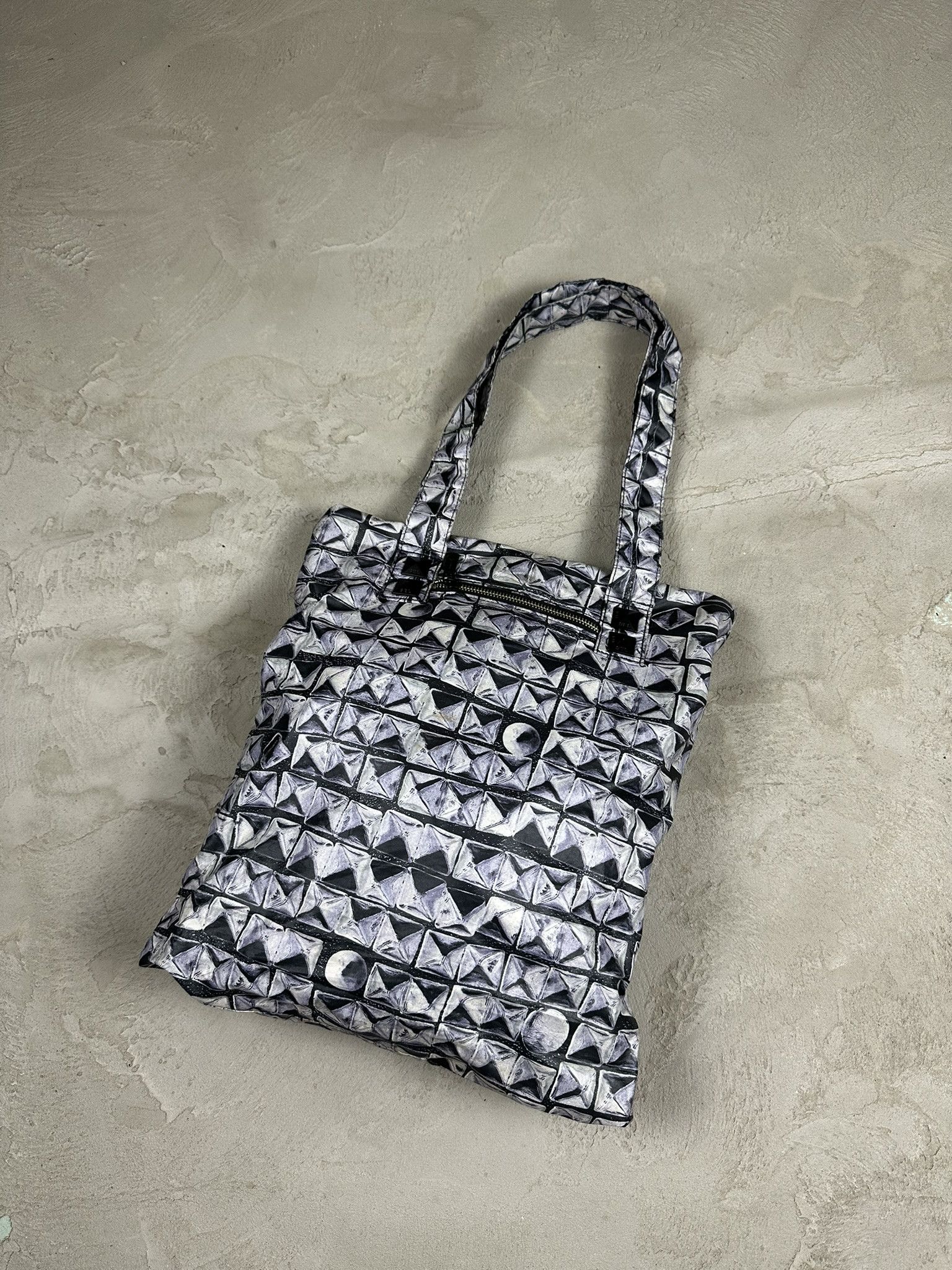 Diesel 2000s Vintage Diesel Reversible Shoulder Tote Studded Bag Size ONE SIZE - 1 Thumbnail