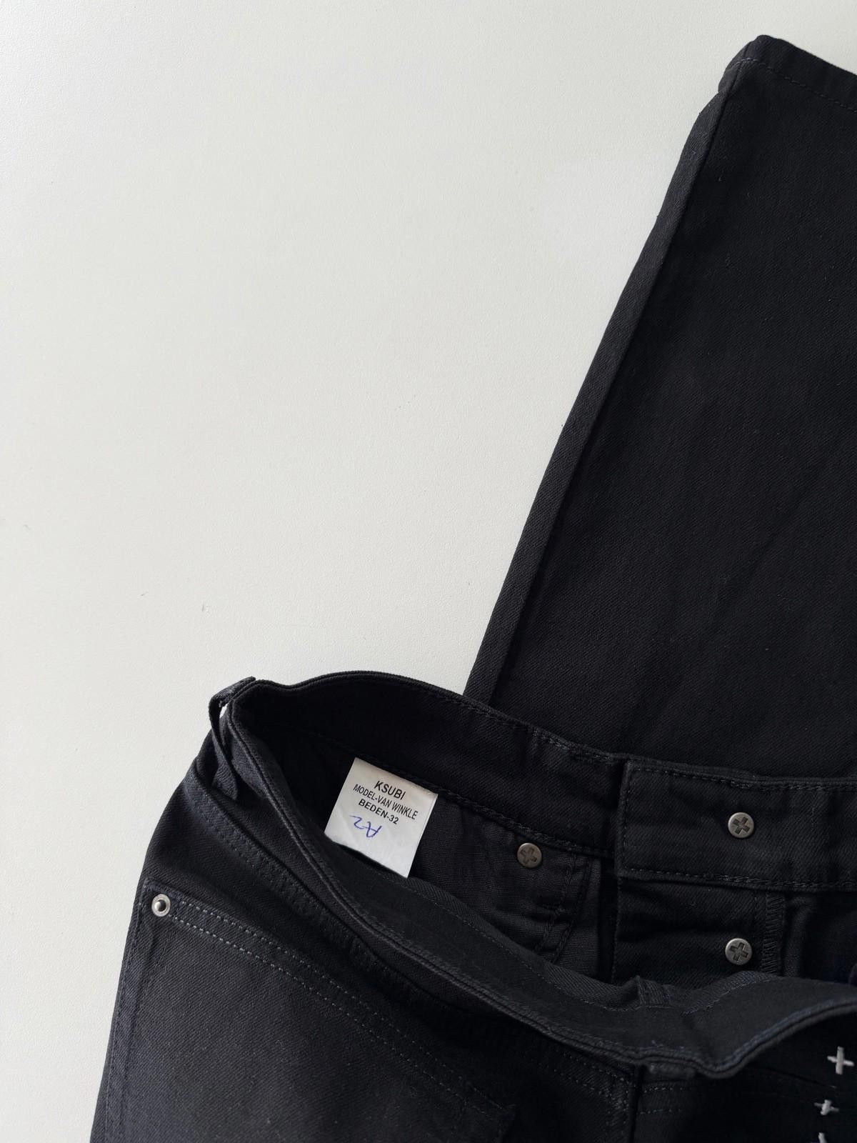 Ksubi new Ksubi mens jeans van winkle chrome black logo 32 Size US 32 / EU 48 - 8 Thumbnail