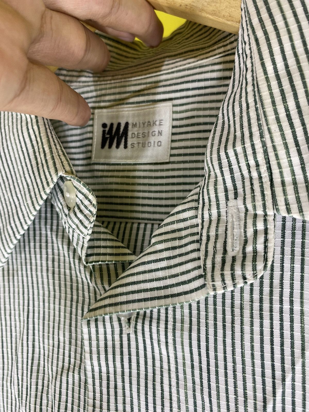 Issey Miyake grid side pocket chest oxford shirt Size US M / EU 48-50 / 2 - 2 Thumbnail